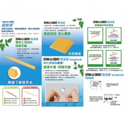 STIM-U-DENT 梳潔達 柔潔齒梳牙籤 標準型